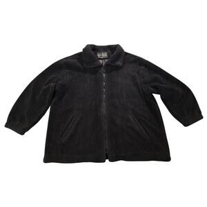 Forecaster Sport Black Sherpa Fleece Zip Jacket Men’s Large